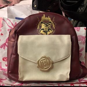 Hogwarts Maroon and Cream Backpack